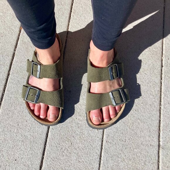 Birkenstock Shoes - 2023 Thyme Green Birkenstocks